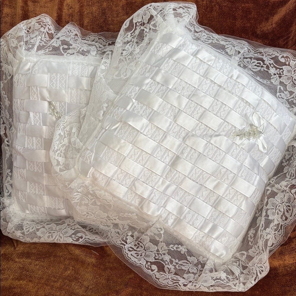 Catholic Pillow Pair for Weddings